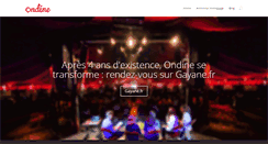 Desktop Screenshot of agence-ondine.com
